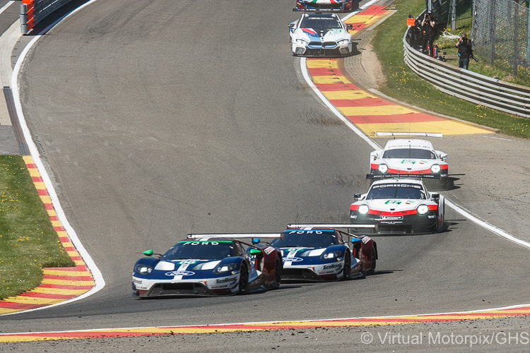 Ford GT - #67 & #66; Porsche RSR - #91 & #92