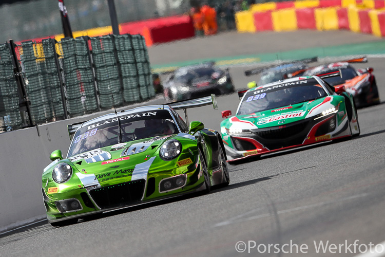 #540 Black Swan Racing Porsche 911 GT3 R driven by Timothy Pappas, Jeroen Bleekemolen, Marc Lieb and Marc Miller