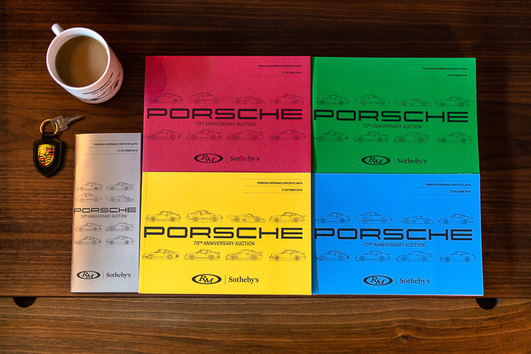 Porsche 70th Anniversary Auction sales catalogue