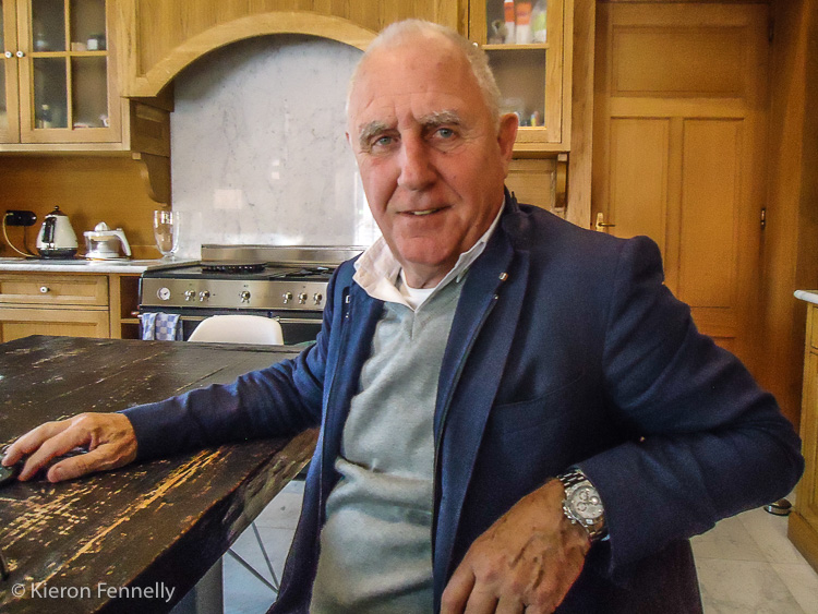 Toine Hezemans in his Brussels home, 2015