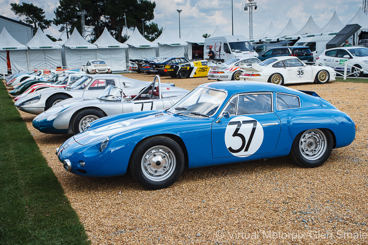 Porsche 356 Carrera GTL Abarth on 05/07/2018 at the Le Mans Classic, 2018