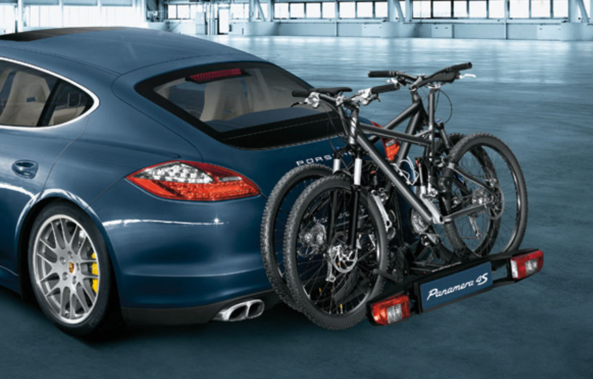 Porsche Panamera 970.1 with rear bike carrier