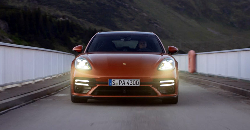 2021 model year Porsche Panamera lamps