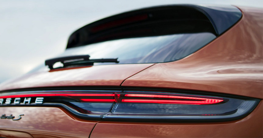 2021 model year Porsche Panamera rear lamp