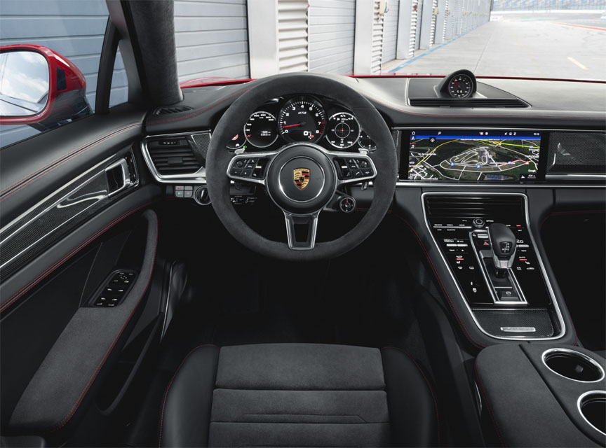 2019 Panamera 971.1 GTS alcantara cockpit, dashboard