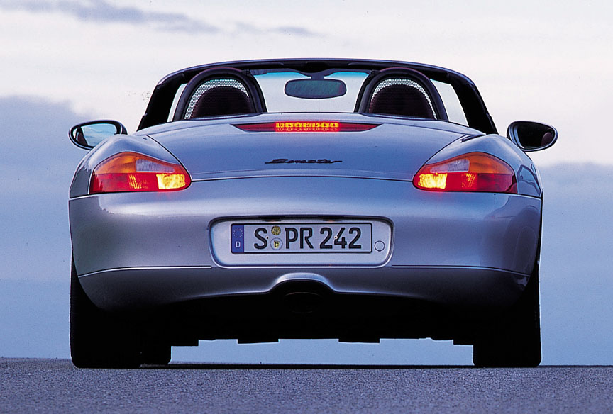 Porsche Boxster 986 rear view