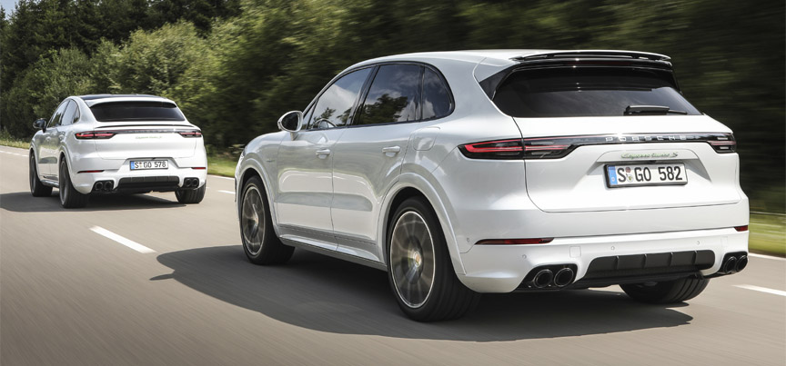 2020 Cayenne Turbo S E-Hybrid Coupé and station wagon