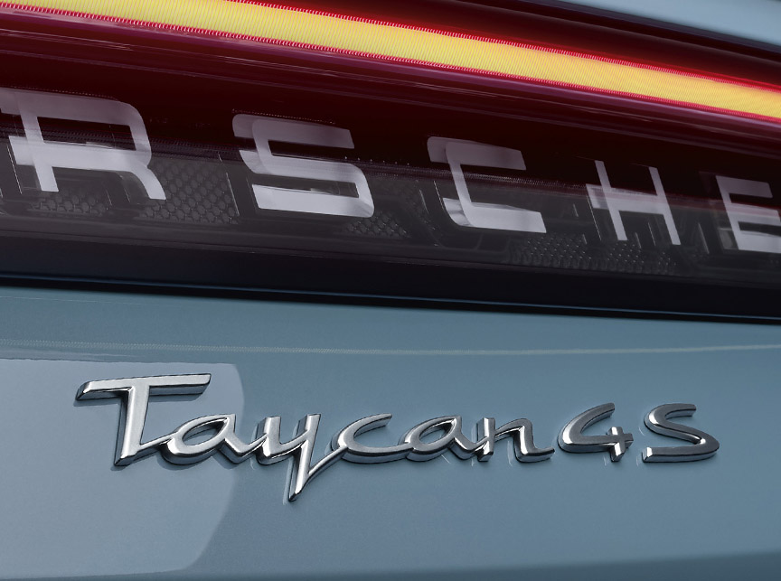 Porsche Taycan 4S logo