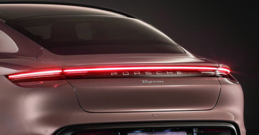 Rear-wheel-drive Porsche Taycan