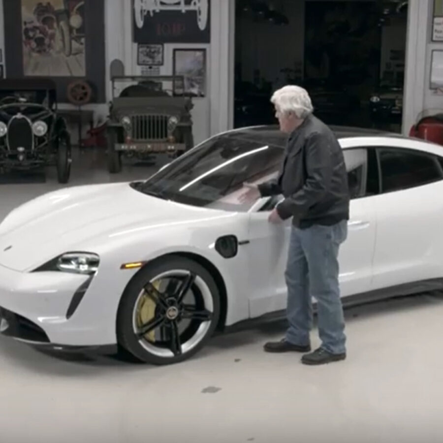 Jay Leno Reviews The Taycan Turbo S