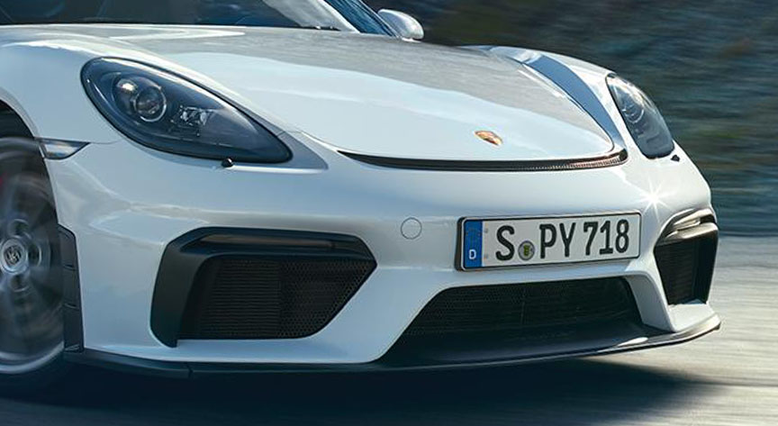 2020 Porsche 718 (982) Spyder front spoiler