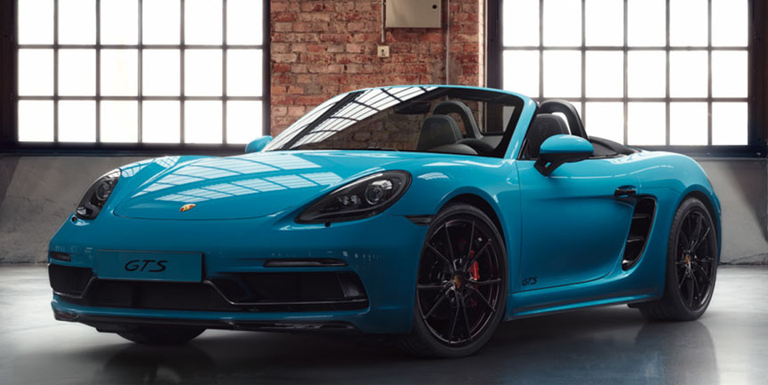 2018 Porsche 718 Boxster GTS Miami Blue