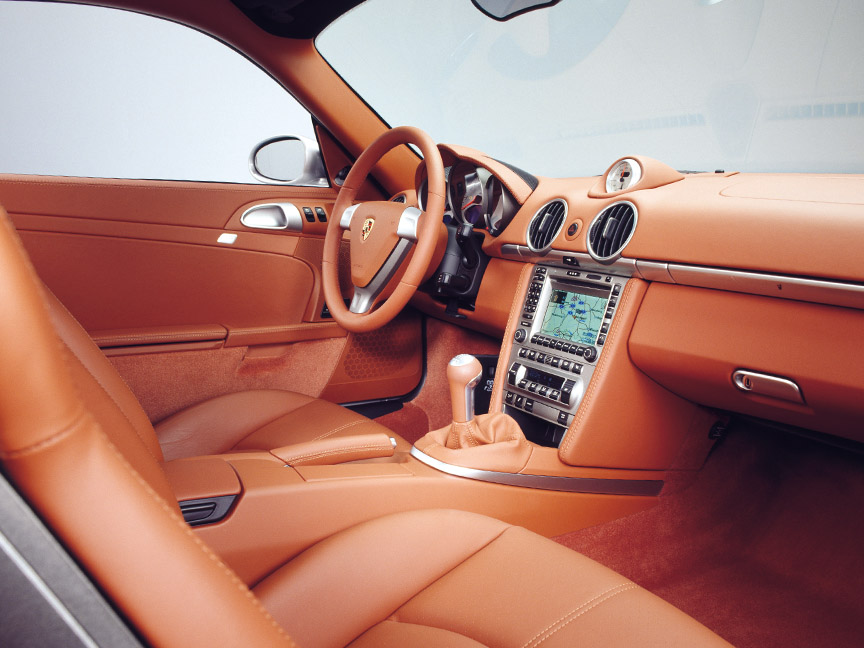 Porsche Cayman 987.1 interior, cockpit