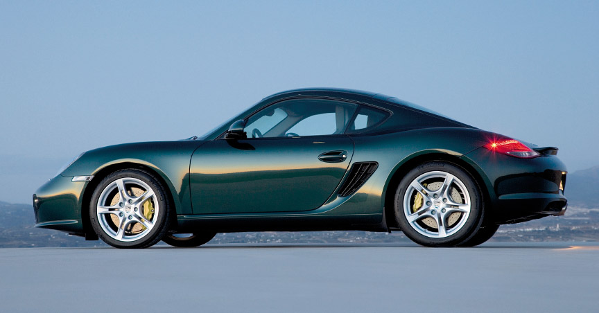 Porsche Cayman 987.2 side view