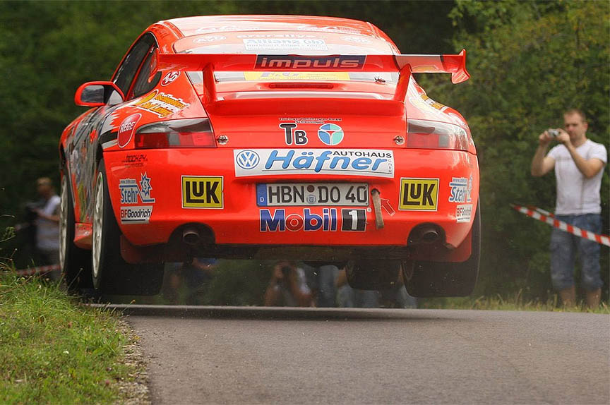 Porsche 911 996 GT3 Eifel rallye 2009