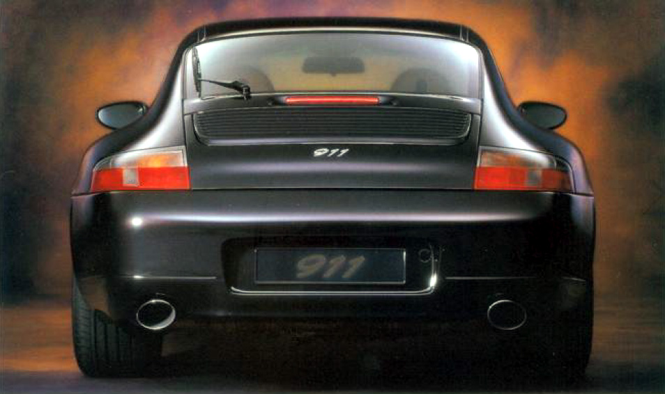 Porsche 911 996 Millennium rear view