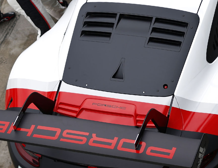 2017 Porsche 911 991.2 RSR engine cover