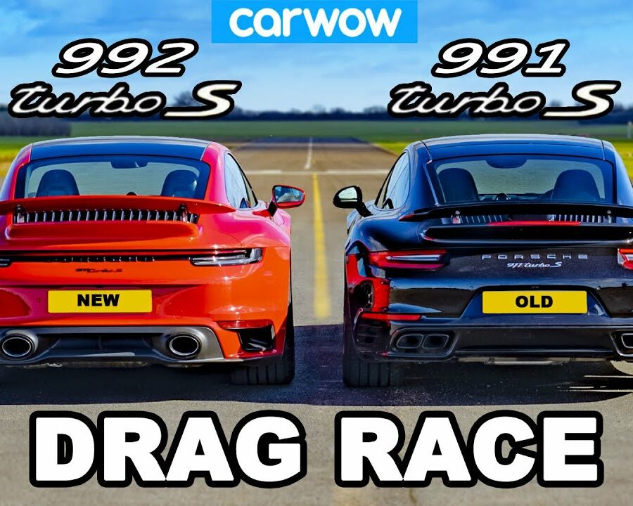 992 v 991 Porsche 911 Turbo S Drag Race