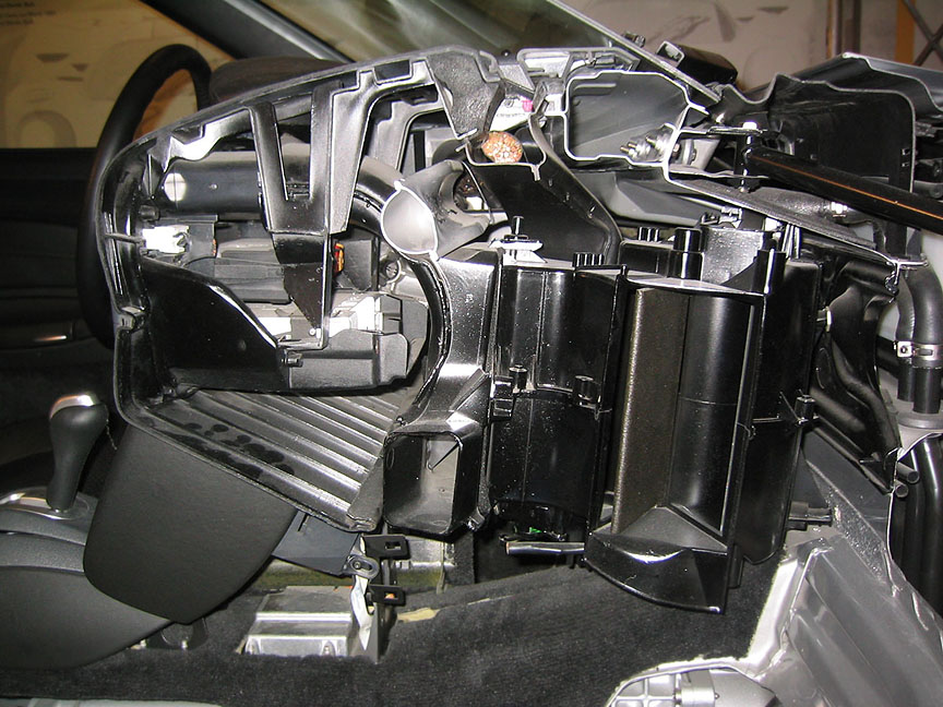 Porsche 911 996 Carrera cut dashboard inside view