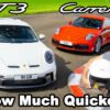 How much quicker is a GT3 than an entry 911 on track?