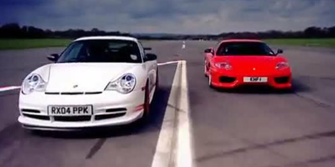 Porsche GT3 vs Ferrari 360 | Top Gear