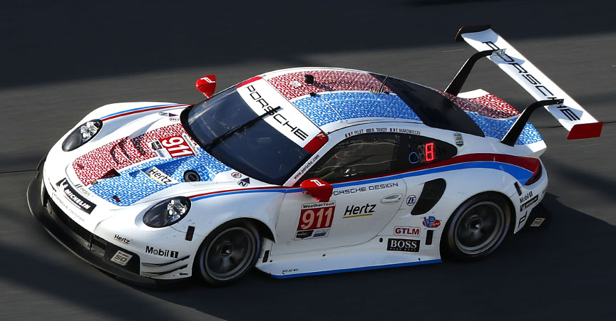 2019 Daytona, Porsche 911 991.2 RSR in Brumos Racing livery