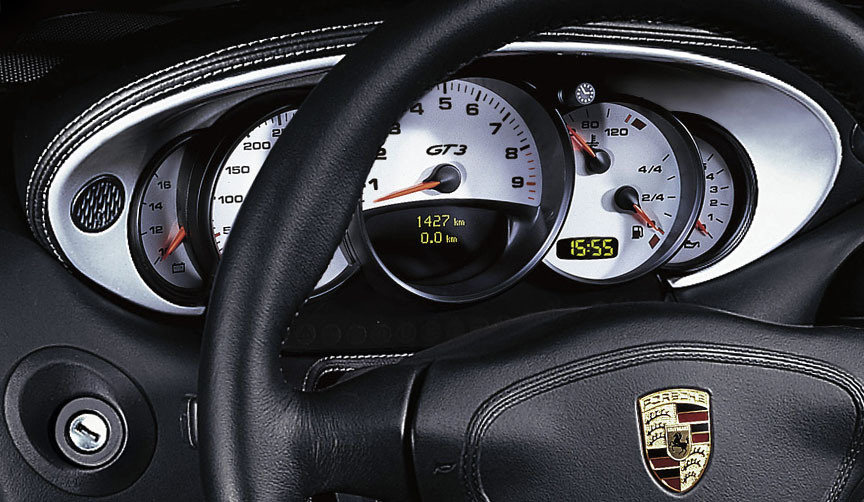 Porsche 911 996 GT3 mk2 (facelift) instrument cluster