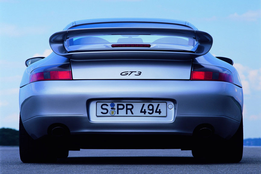 Porsche 911 996.1 GT3 rear view