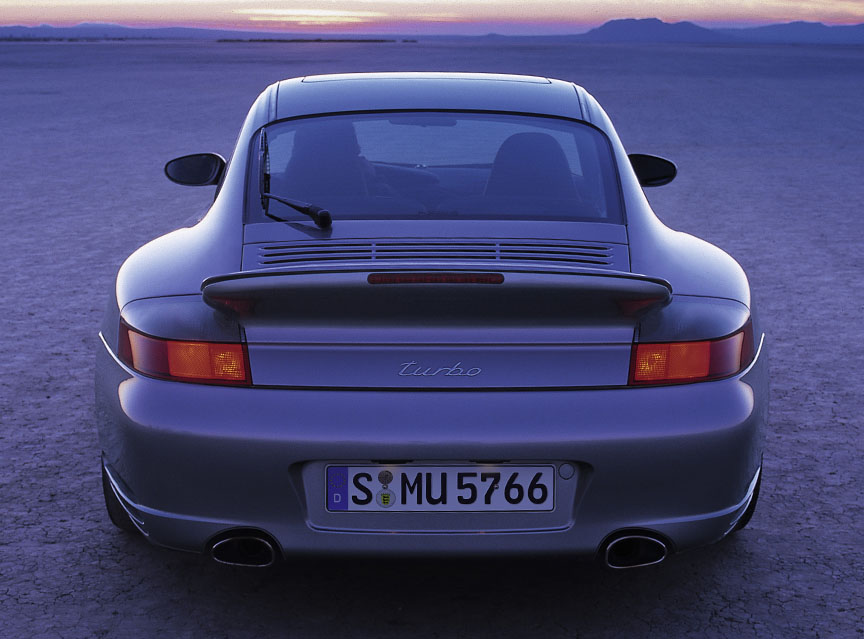 Porsche 911 996 Turbo rear view