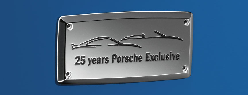 Porsche 911 997 Speedster Porsche Exclusive 25 years logo