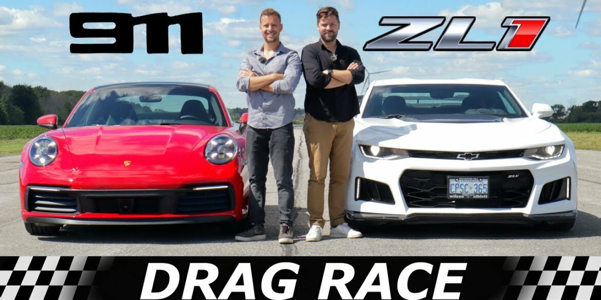 992 Porsche Carrera S vs Camaro ZL1 Drag Race