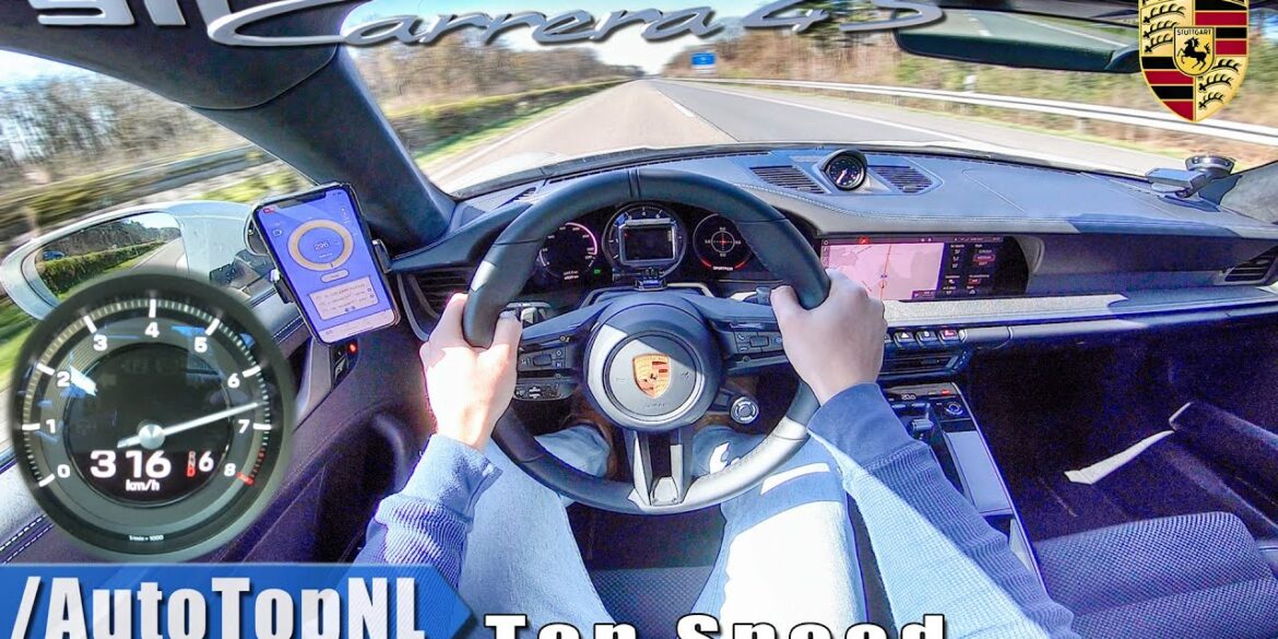 Awesome Acceleration & Top Speed Runs 911 Carrera 4S