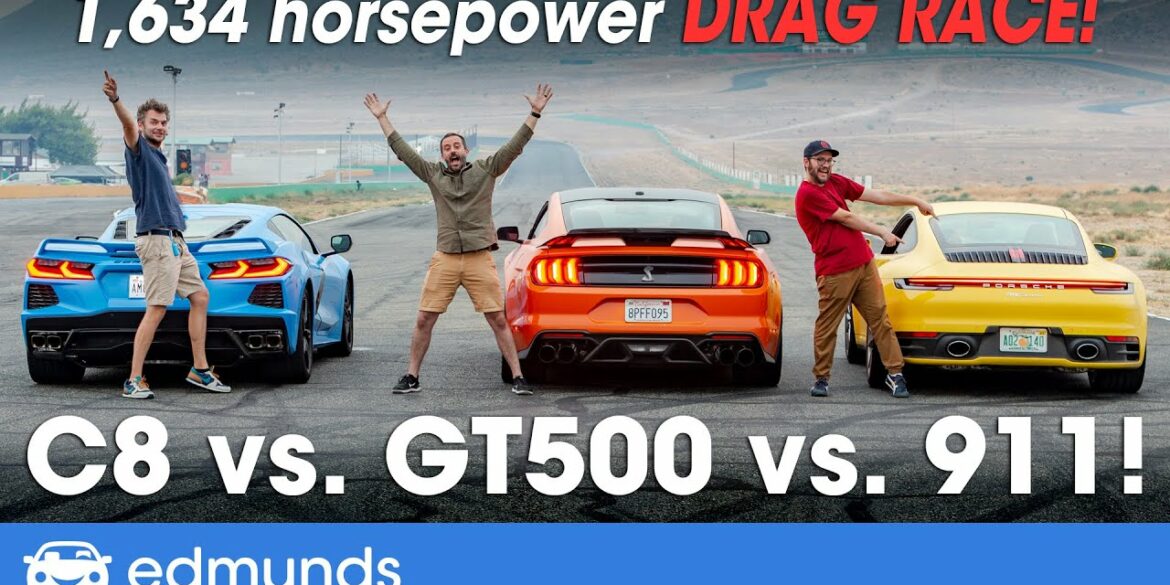 Drag Race! Porsche 911 vs. Chevy Corvette vs. Shelby GT500 — Which Sports Car Has the Fastest 0-60?
