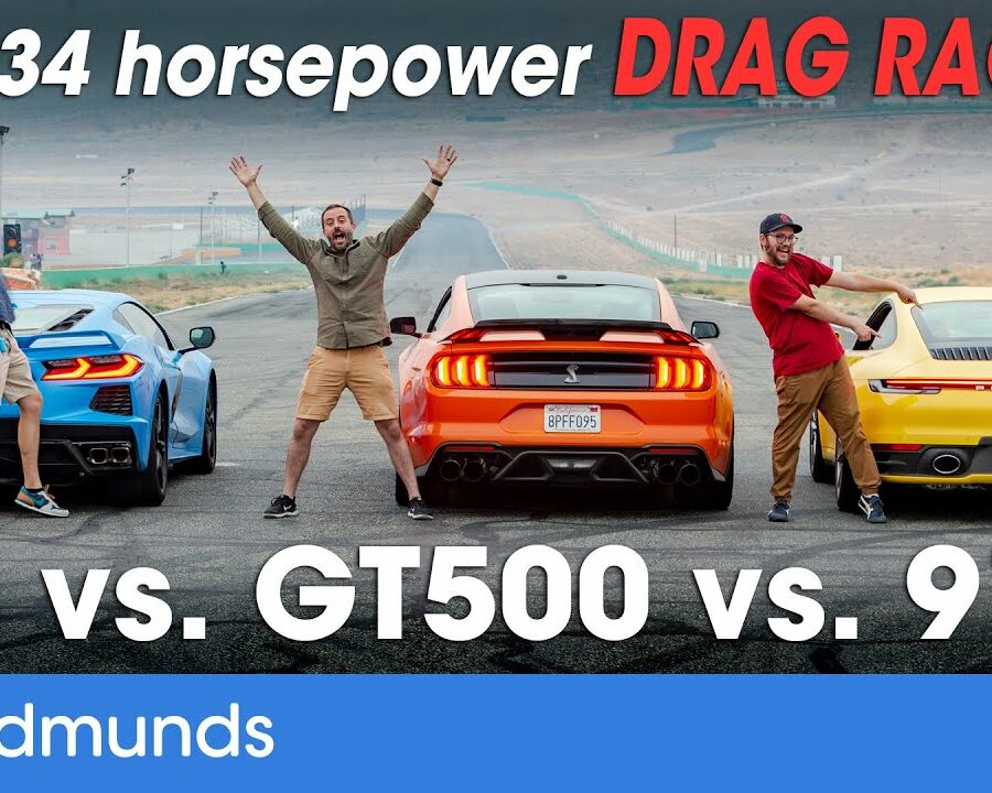 Drag Race! Porsche 911 vs. Chevy Corvette vs. Shelby GT500 — Which Sports Car Has the Fastest 0-60?