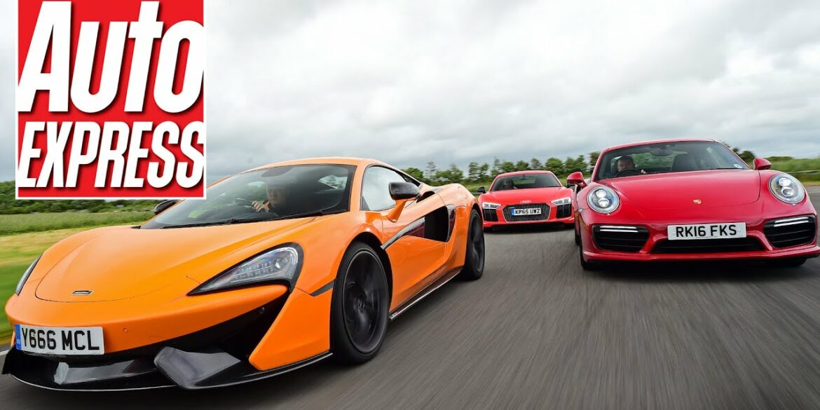 McLaren 570S vs Audi R8 V10 Plus vs Porsche 911 Turbo S