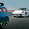 Nissan GT-R vs Porsche 911 Carrera S Track Battle