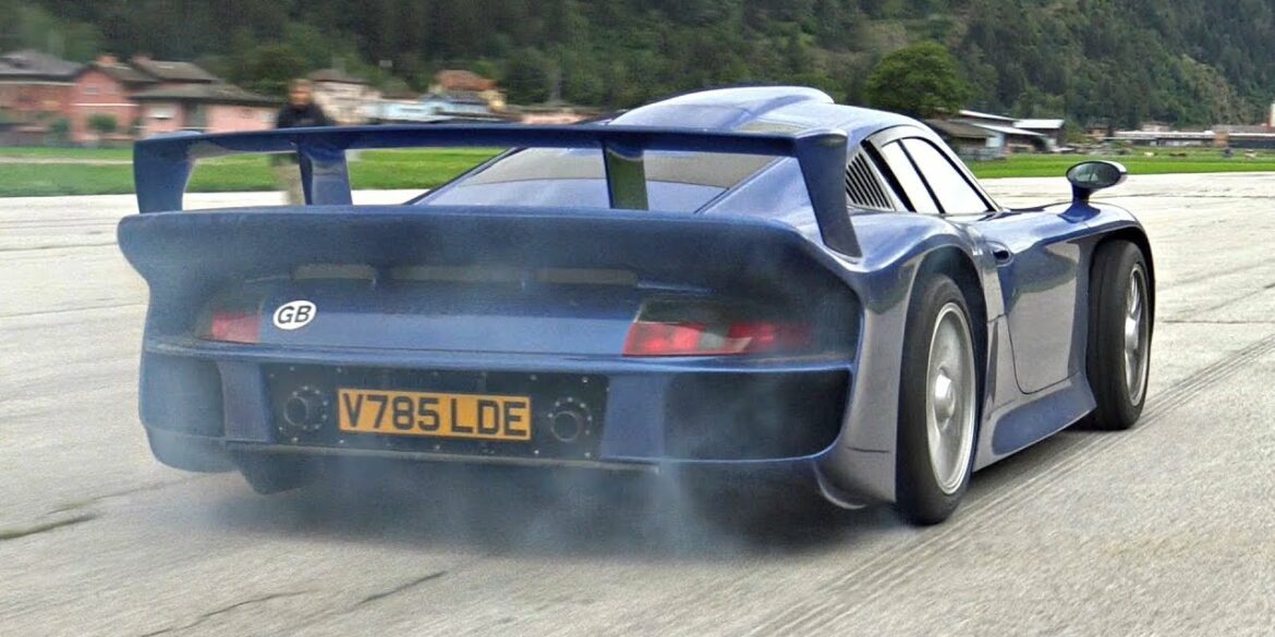 Porsche 911 GT1 Strassenversion Goes DRAG RACING! - Start Up & Full Throttle Accelerations!