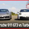 Porsche 911 GT3 vs 911 Turbo S track battle
