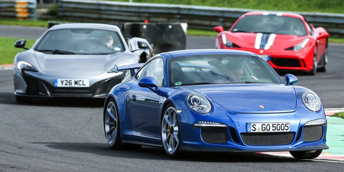 Porsche 911 GT3 vs Ferrari 458 Speciale vs McLaren 650S
