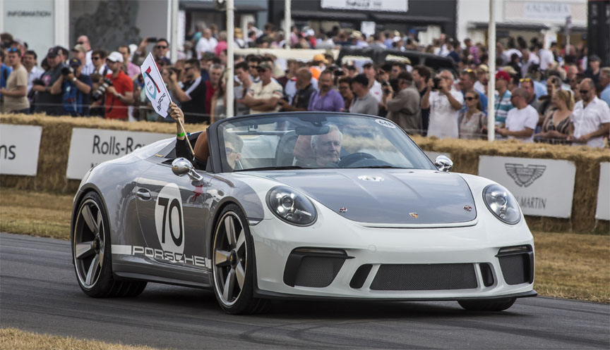 2018 Goodwood Festival of Speed, Porsche 911 991 Speedster, Andreas Preuninger