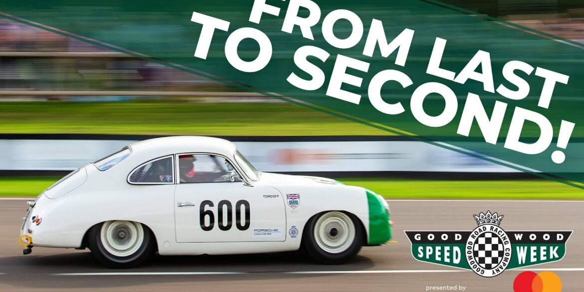 BTCC star shoots from last to second place in Porsche 356!