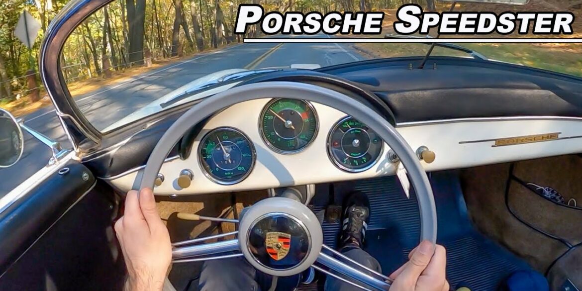 Original 37k Mile 1956 Porsche 356A Speedster POV Drive