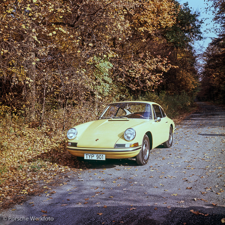 This Type 901 prototype from 1963 sits in an ideal setting