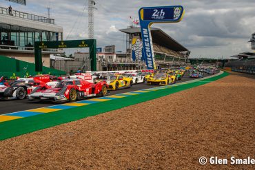 Official group shot of the cars showing the full starting grid at Le Mans 24H