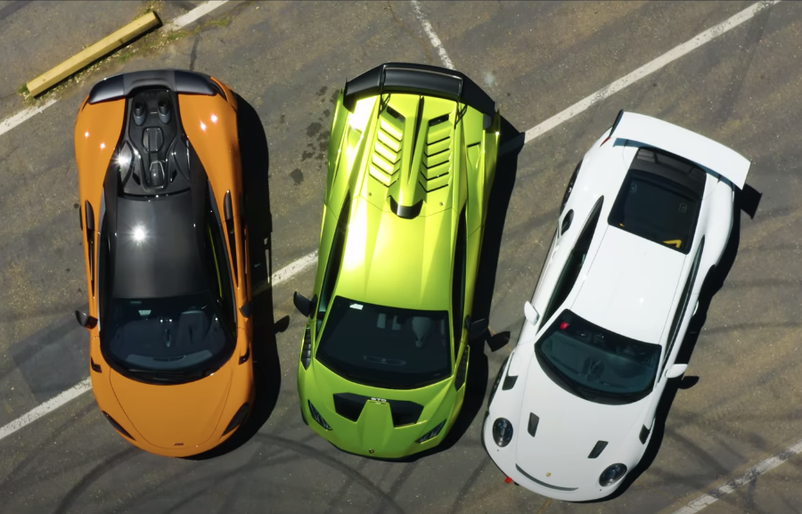 McLaren 600LT vs Lamborghini Huracan STO vs Porsche GT3 RS