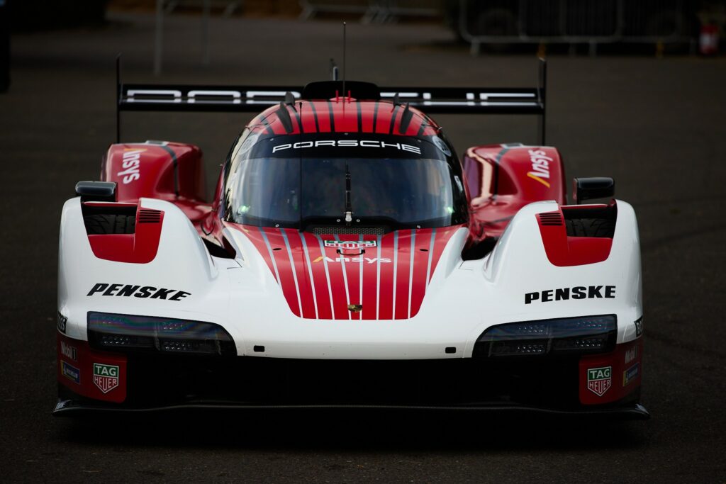 Front view of the Porsche 963