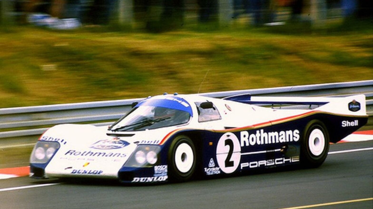 #2 Rothmans Porsche 962C during qualifying run