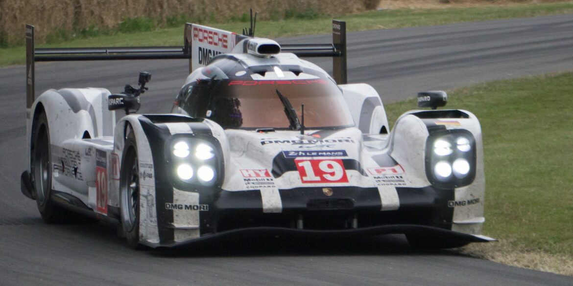 #19 Porsche 919 LMP1-Hybrid, winner of the 2015 24 Hours of Le Mans