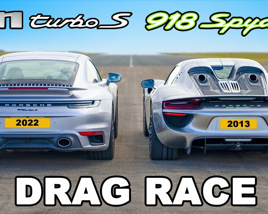 Porsche 918 Spyder v 911 Turbo S- DRAG RACE