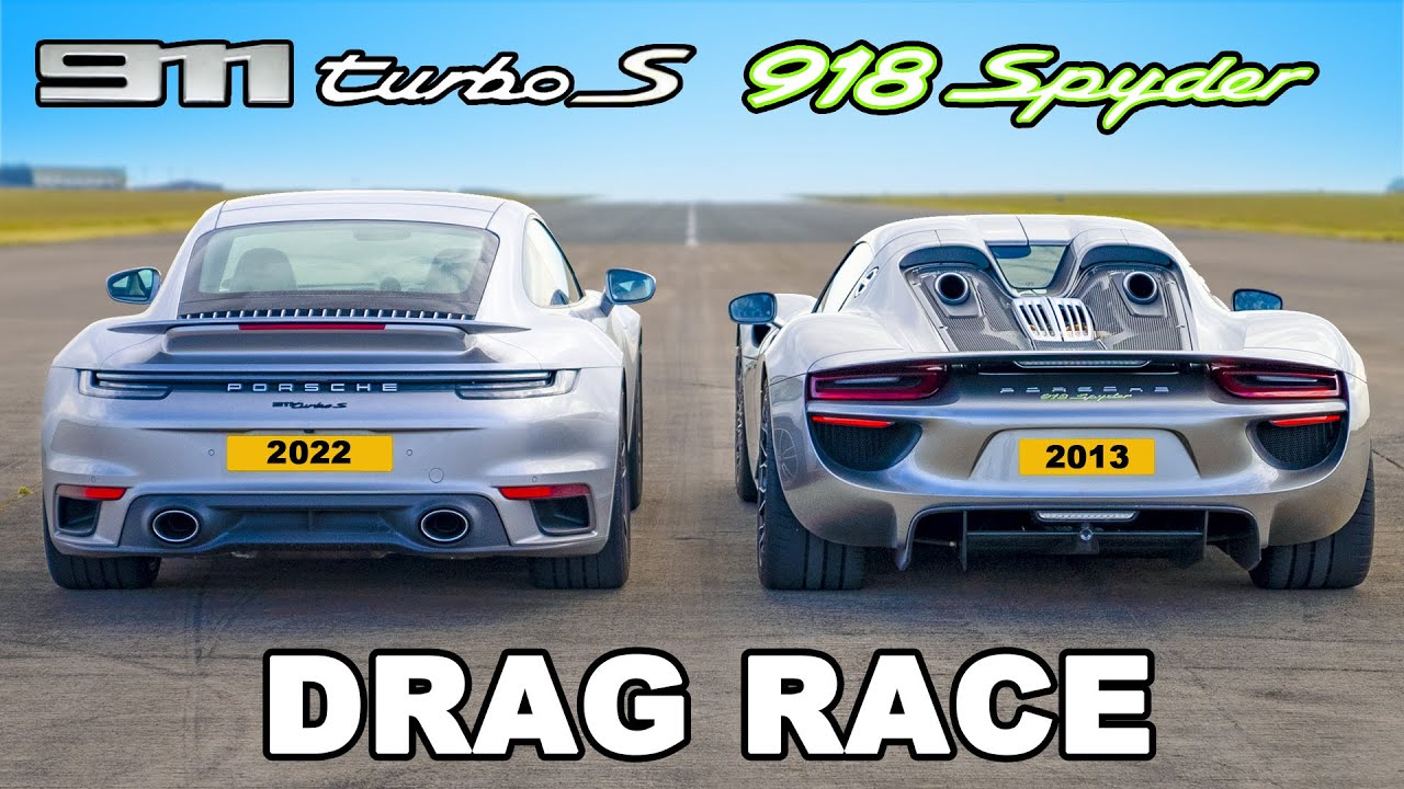 Porsche 918 Spyder v 911 Turbo S- DRAG RACE
